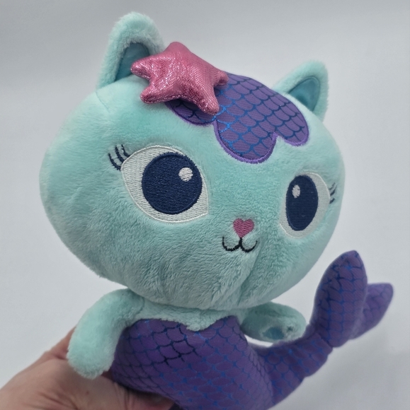 Gabby's Dollhouse Mercat Purr-ific Mermaid Cat Plush Toy - Picture 3 of 3